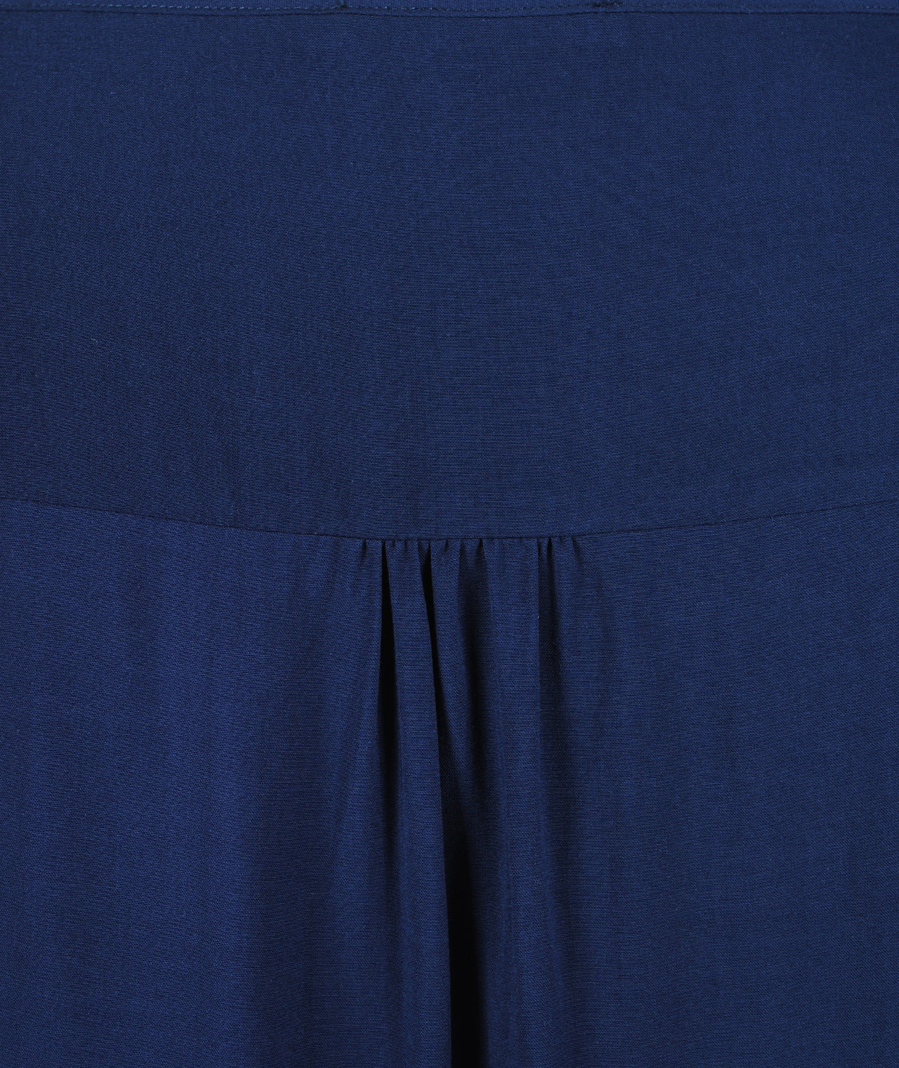 Bluse Volant | navy