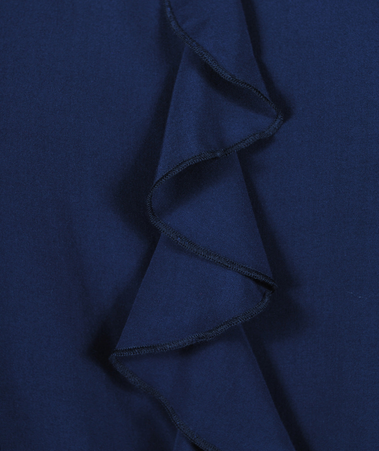 Bluse Volant | navy