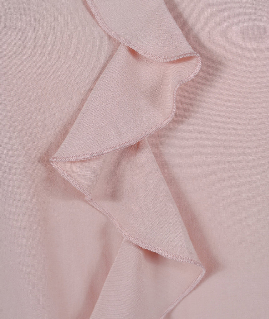 Bluse Volant | rose