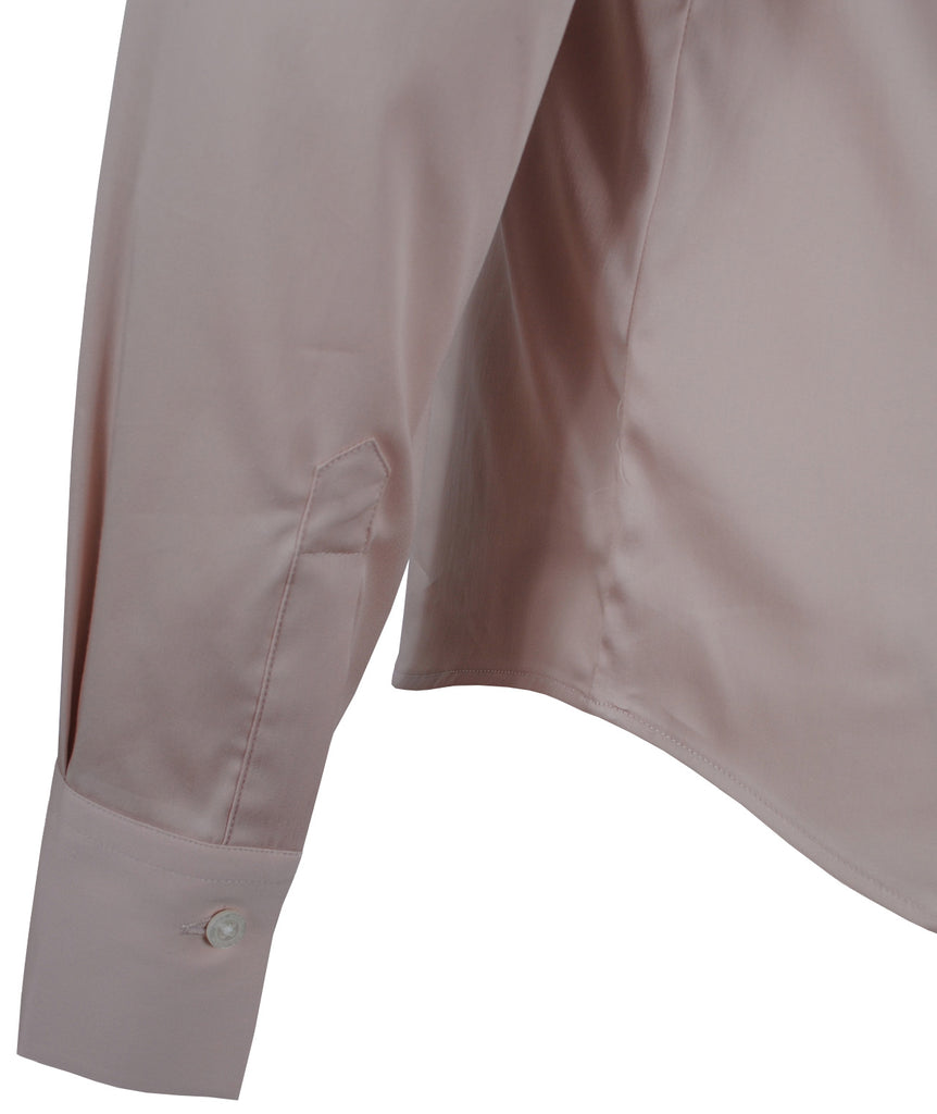 Bluse Classic uni | rose