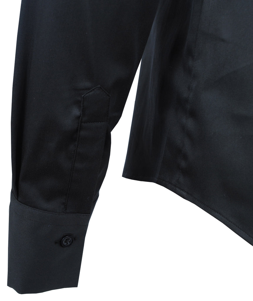 Bluse Classic uni | schwarz