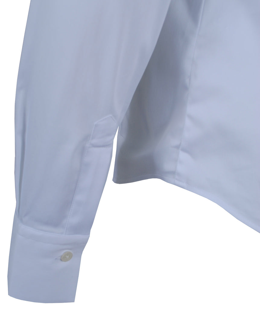 Bluse Classic uni | weiß