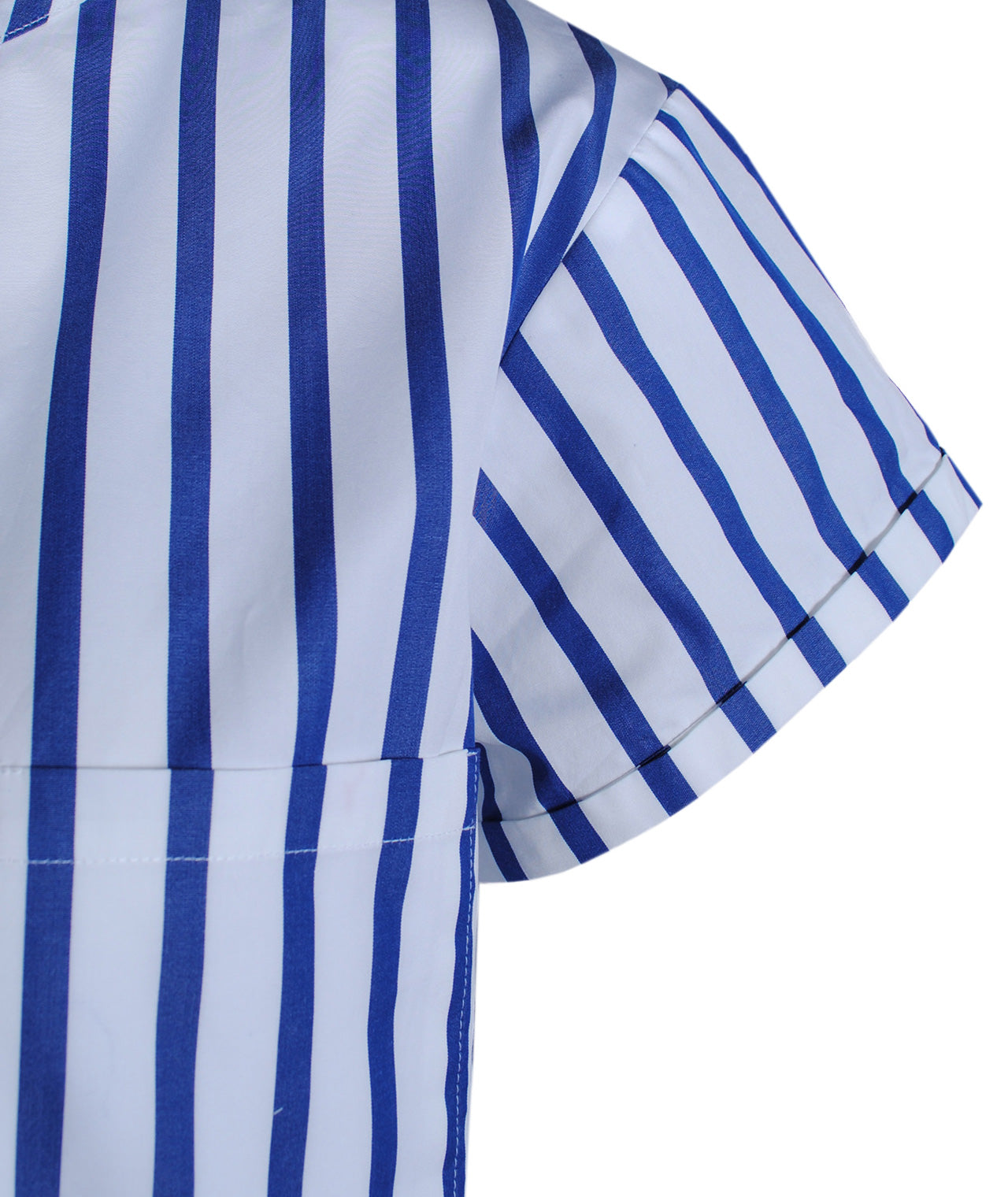 Blusenshirt Stripes | blau-weiß