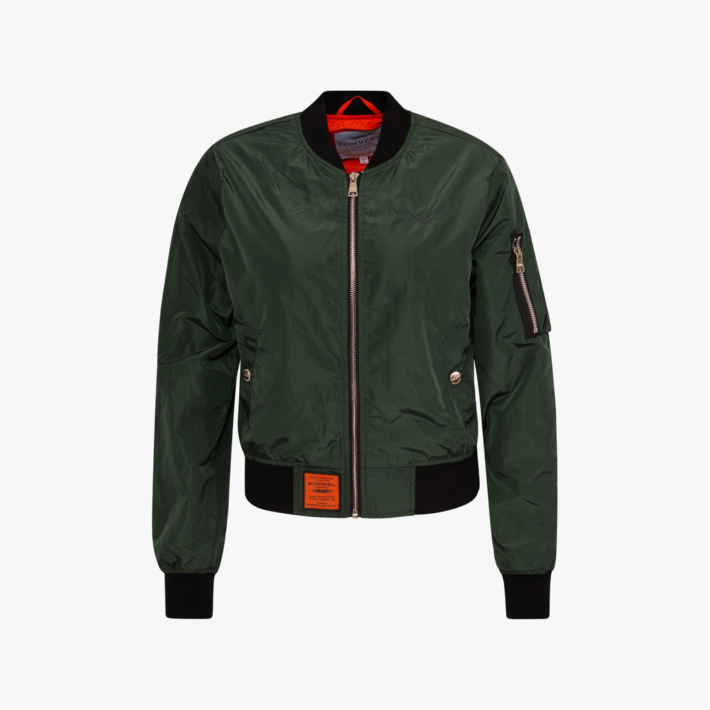 Bombers Original Bomberjacke kurz | dunkelgrün