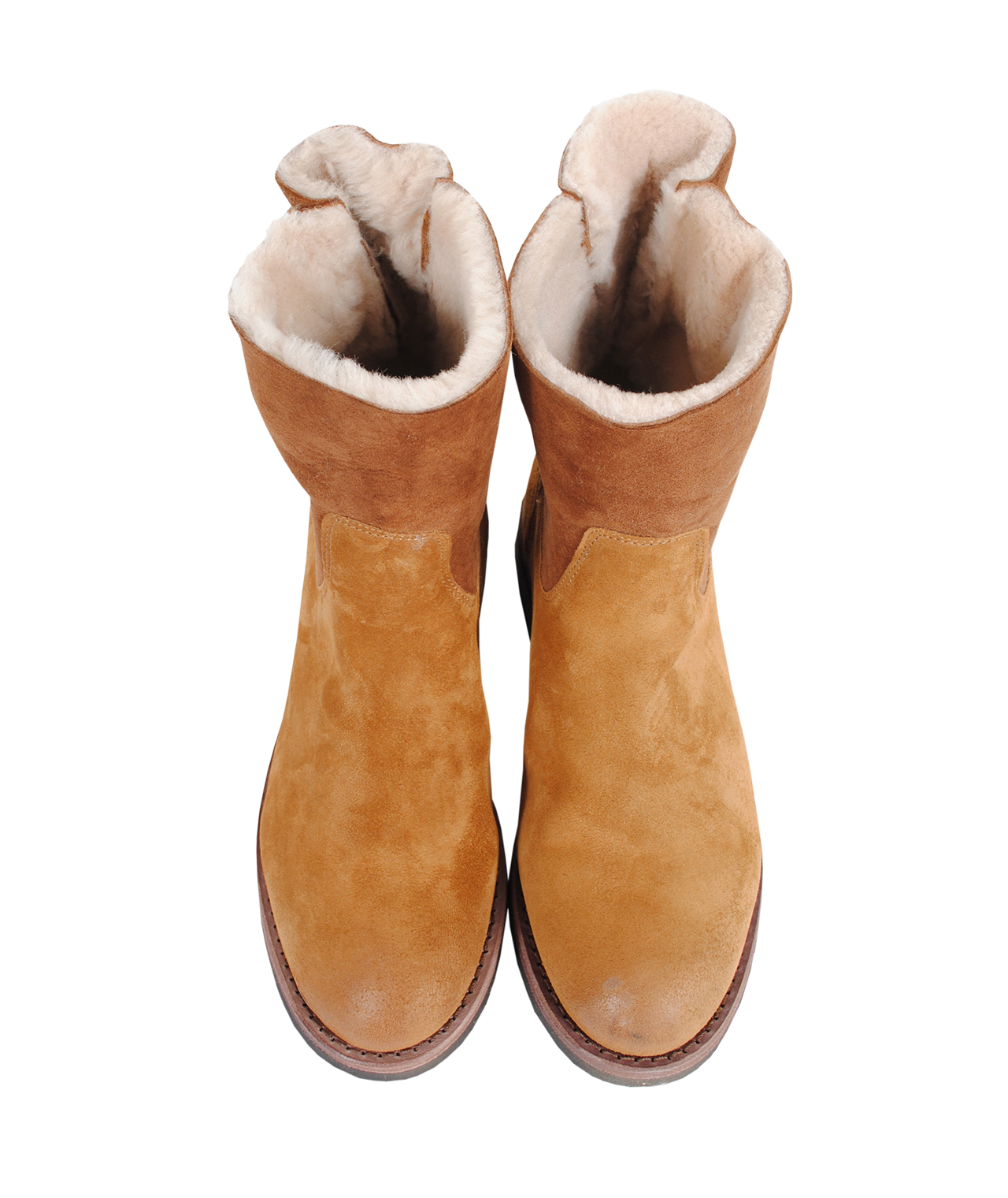 Bootie Wollfutter | cognac