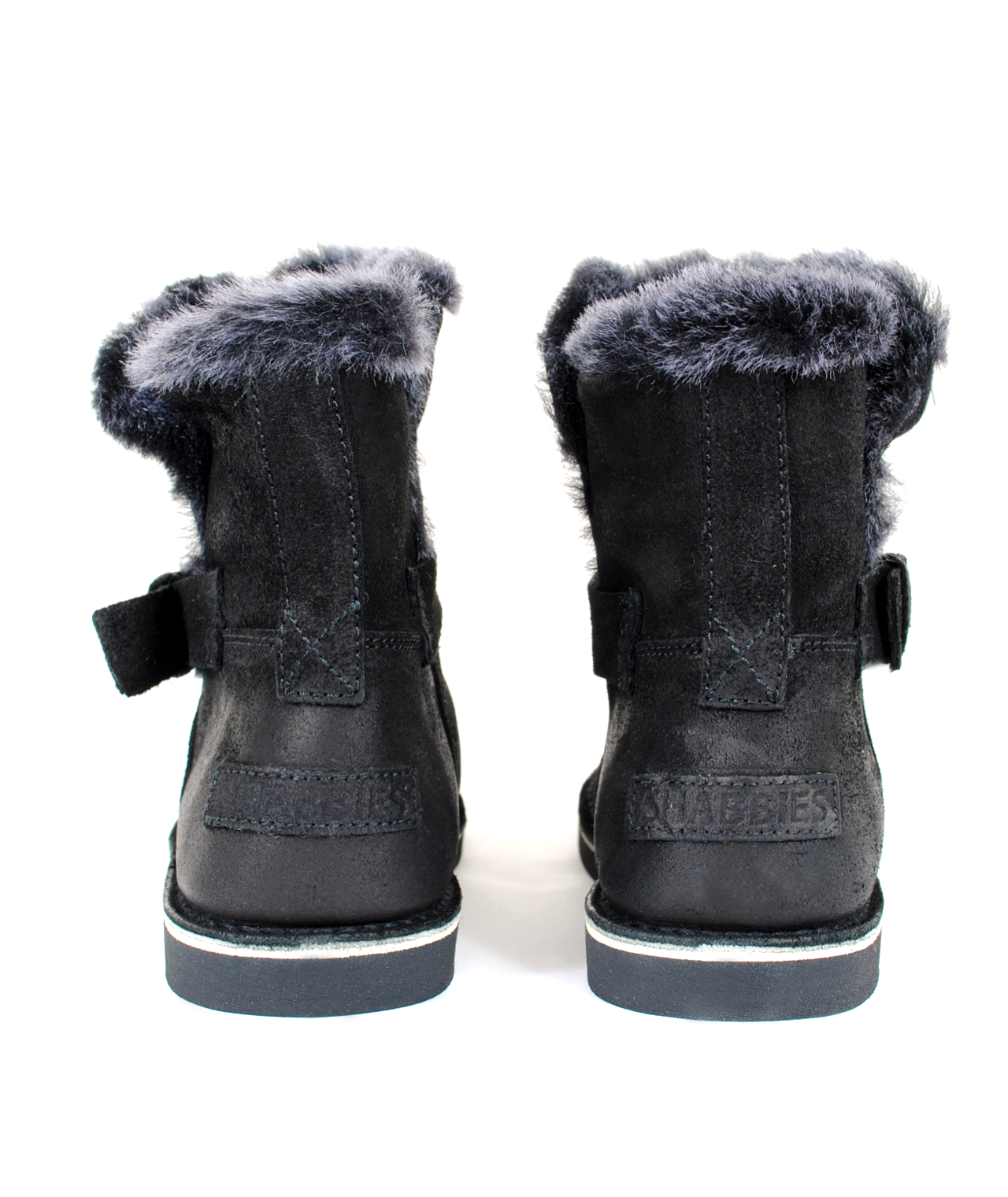 Bootie Lammfell | schwarz
