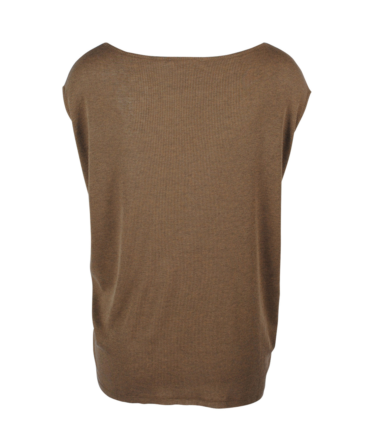 Boxy-Rippenshirt Ada | braun