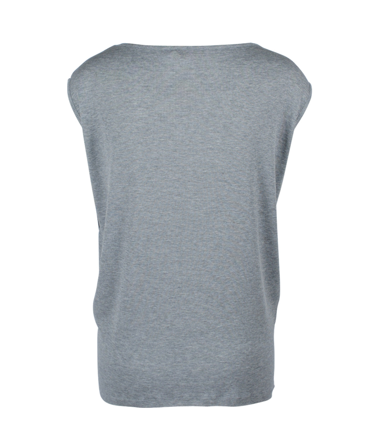 Boxy-Rippenshirt Ada | grau