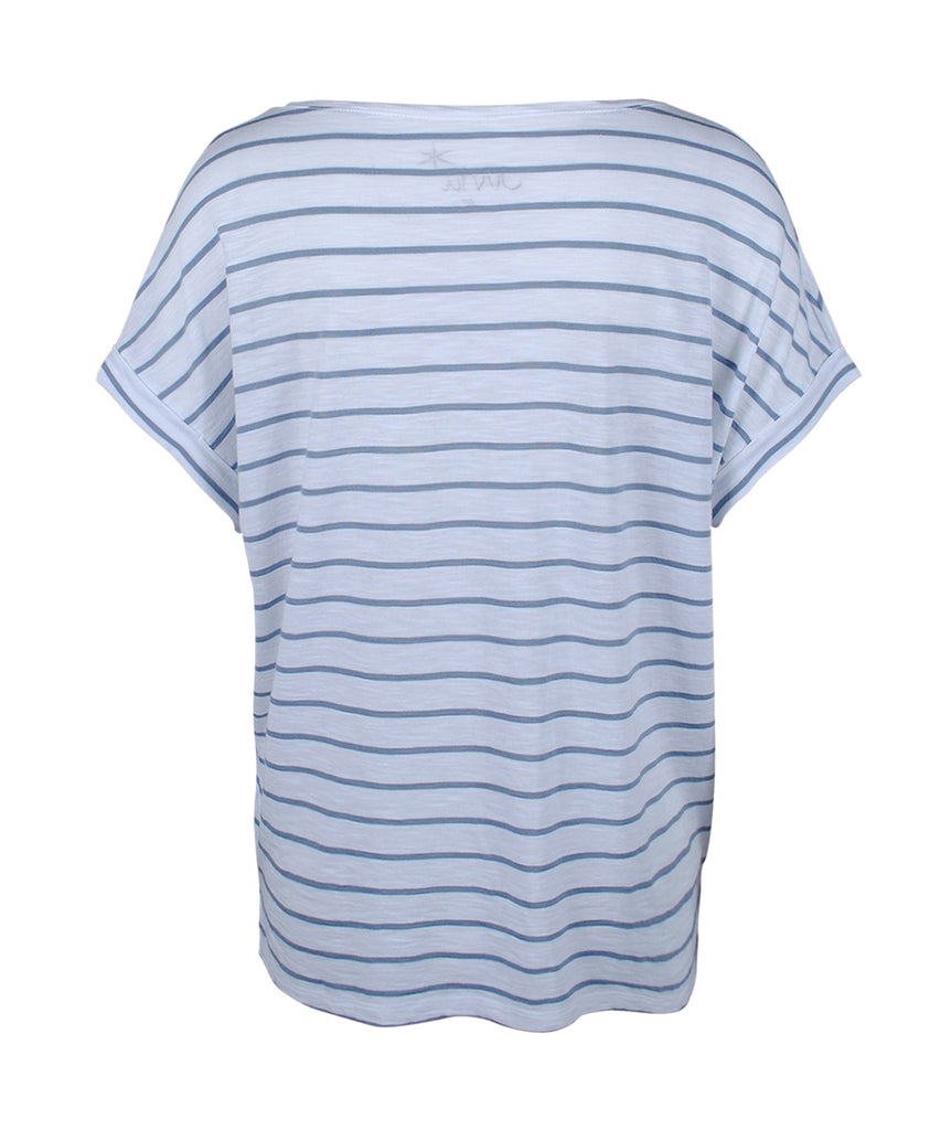 Boxyshirt Ringel | blau