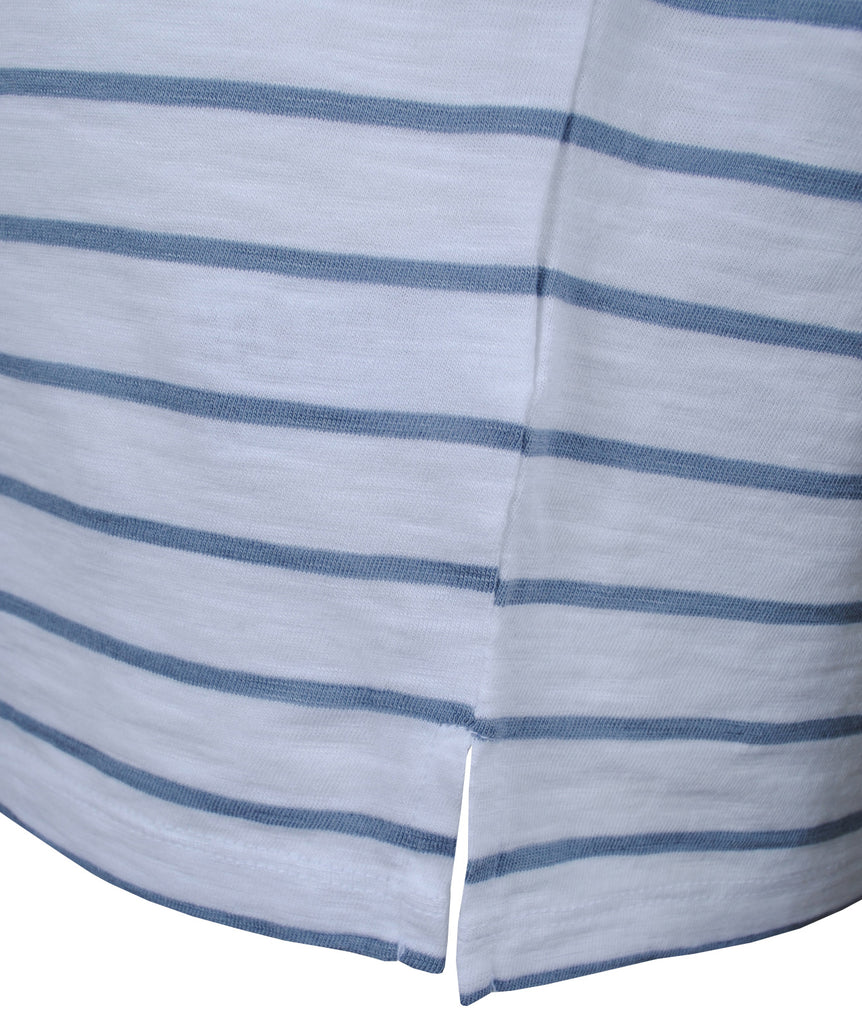 Boxyshirt Ringel | blau