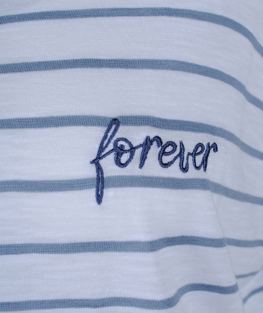 Boxyshirt Ringel | blau