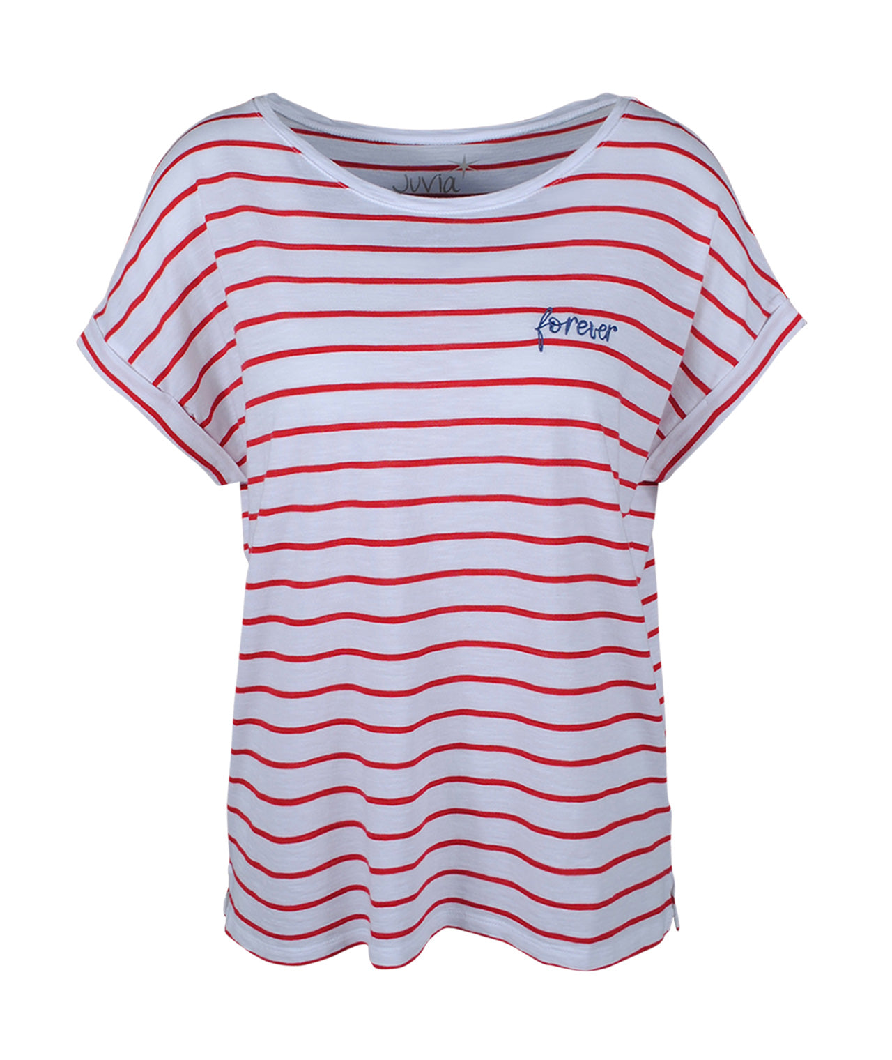 Boxyshirt Ringel | red