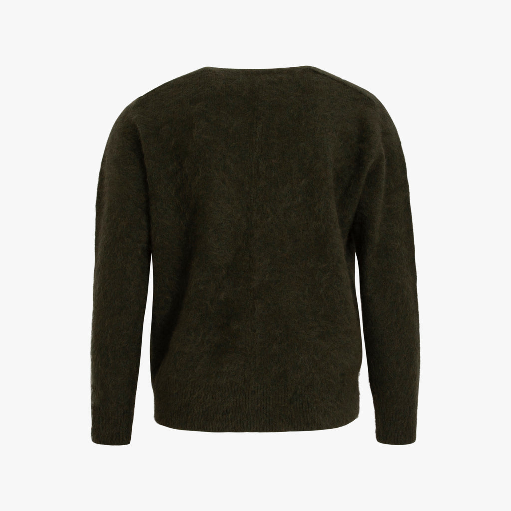 V-Jacke Cosy | khaki