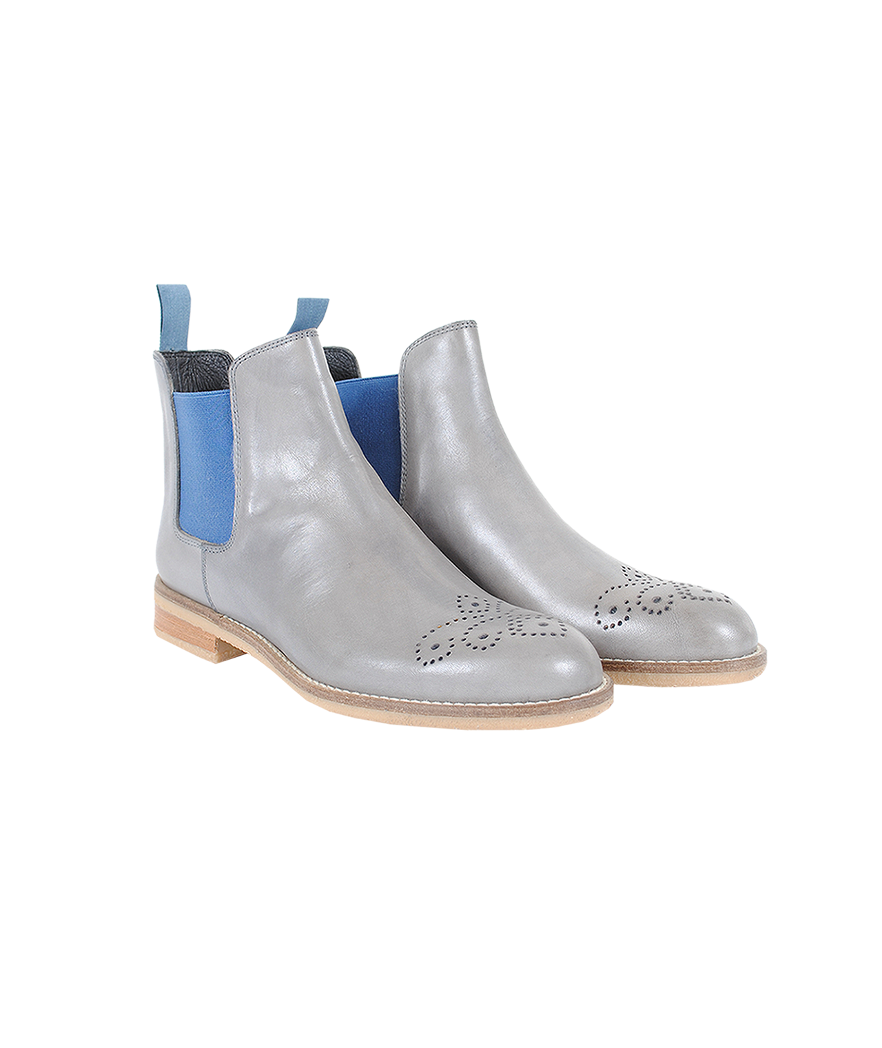 Chelsea Kreppsohle | grau