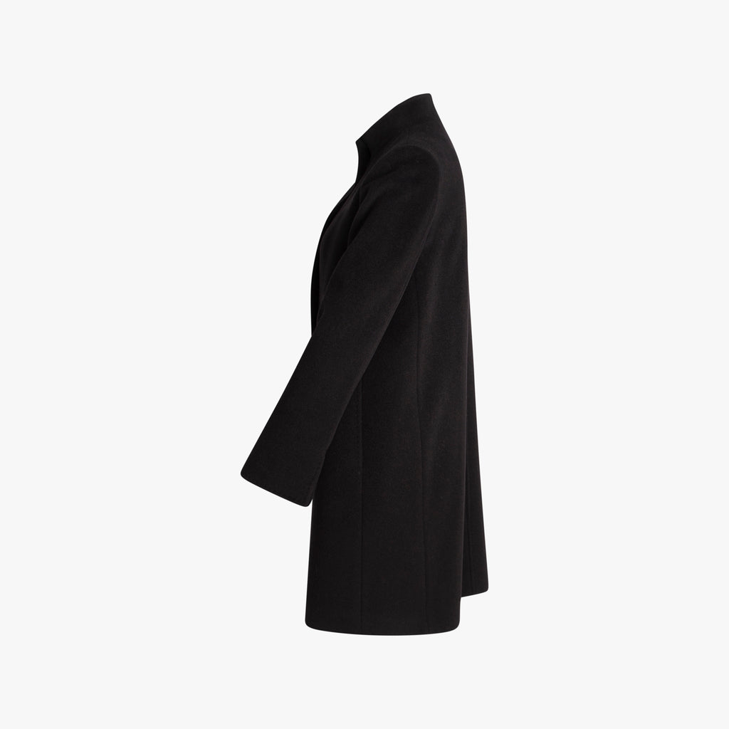 Mantel Wolle/Cashmere | schwarz
