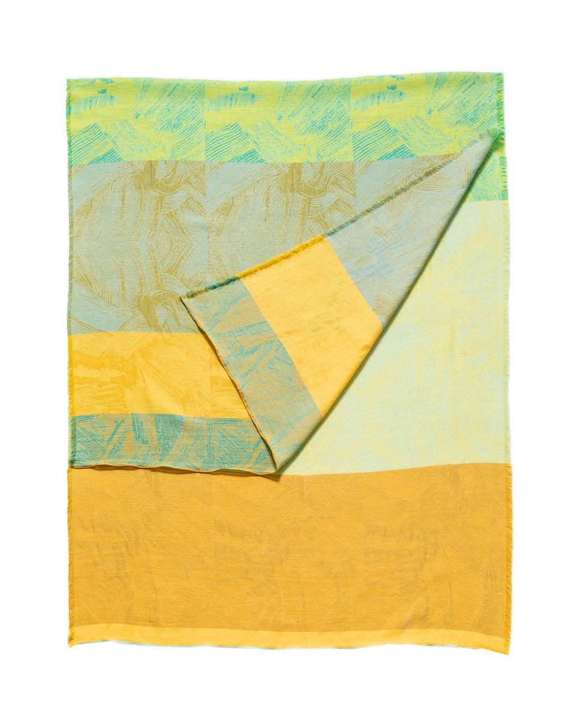 Traits Paris Schal Coeur 50x190cm | limone