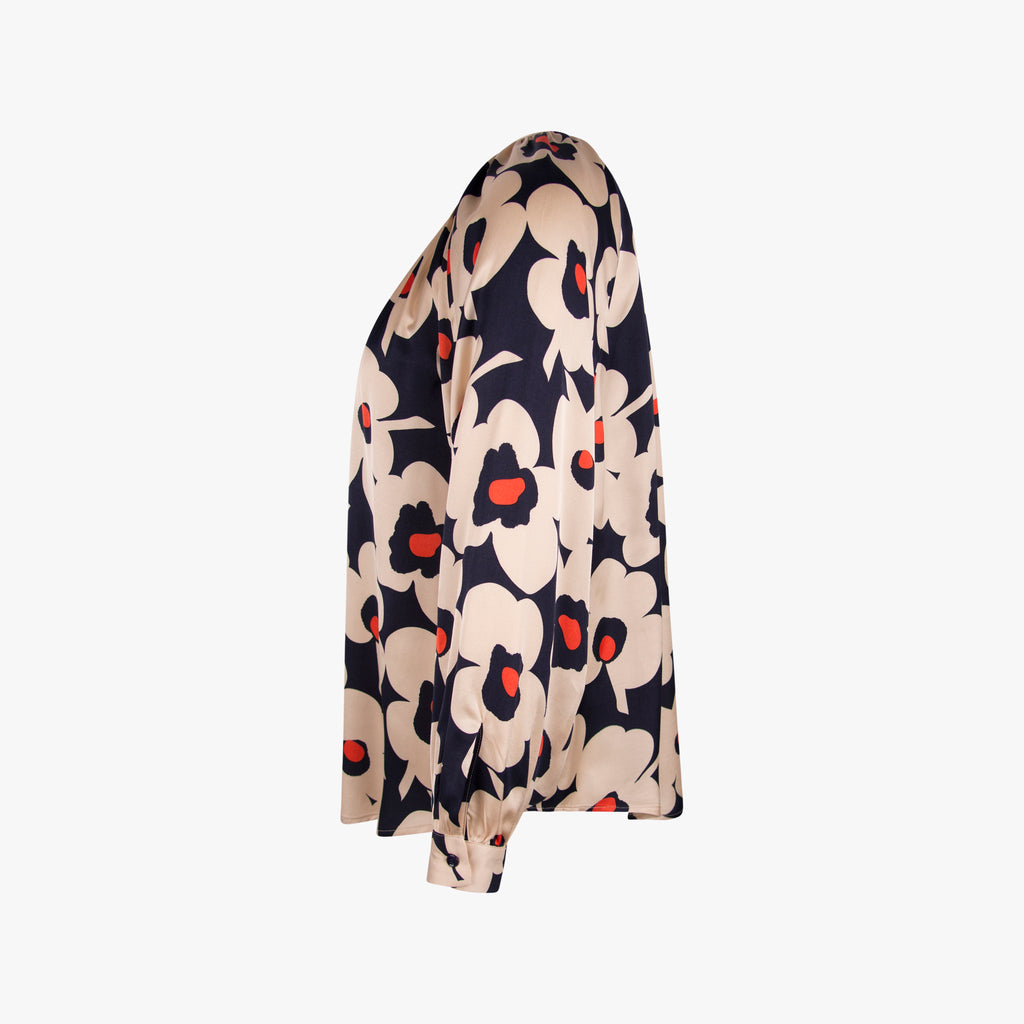 Seidensticker Bluse Fashion Print | dunkelvintage