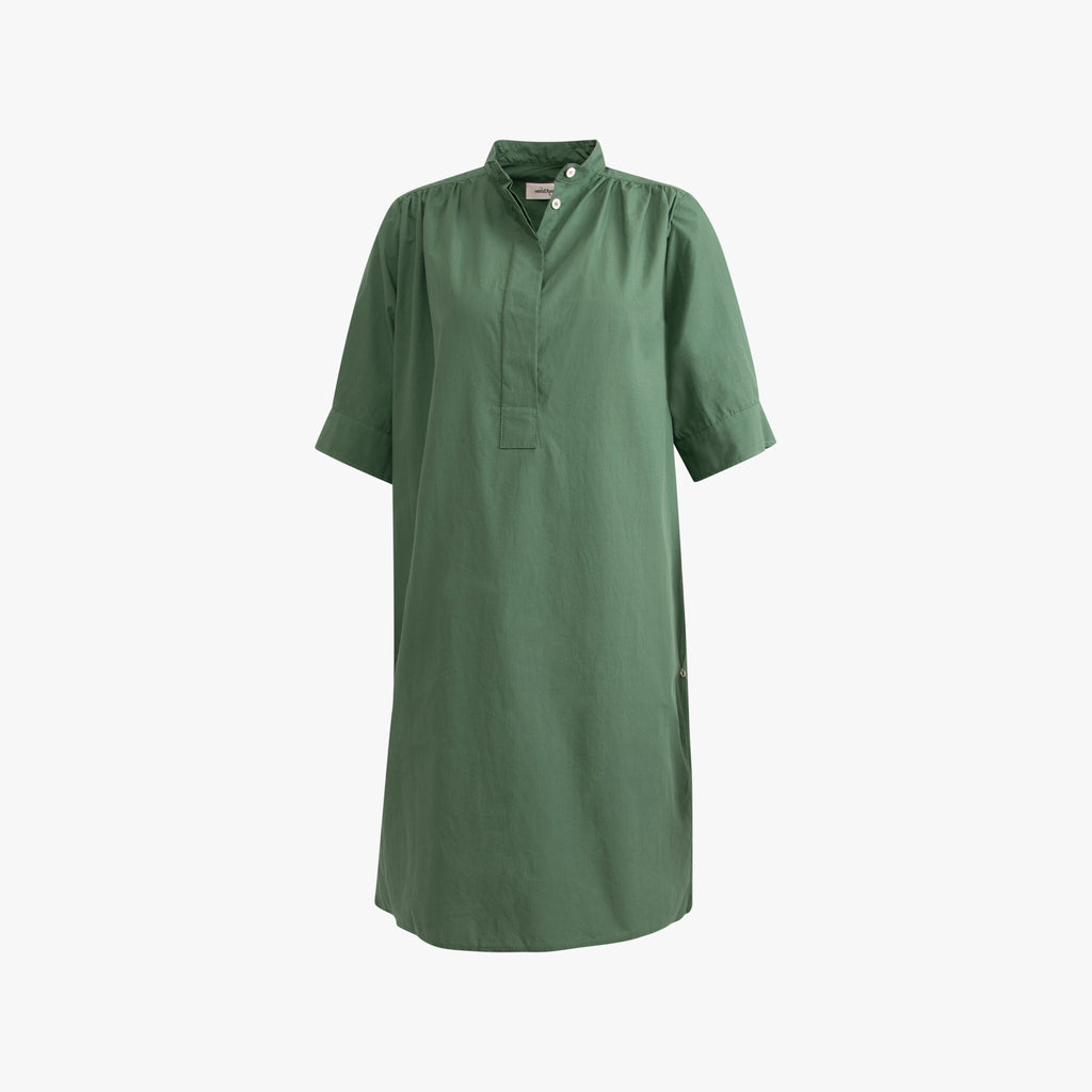 Ottod'ame Stehkragenkleid Papertouch | gras