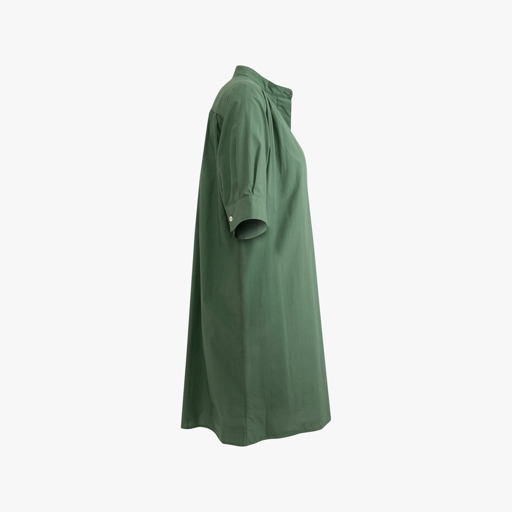 Ottod'ame Stehkragenkleid Papertouch | gras