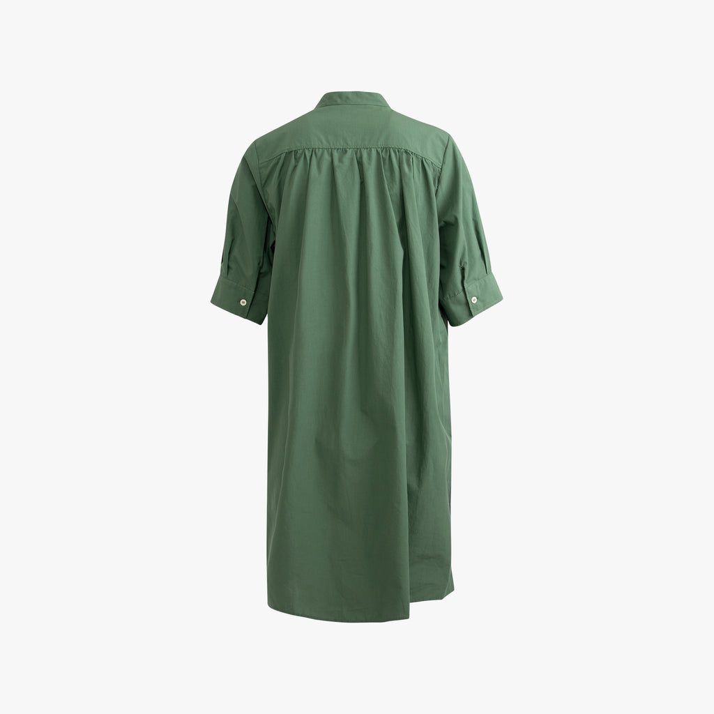 Ottod'ame Stehkragenkleid Papertouch | gras