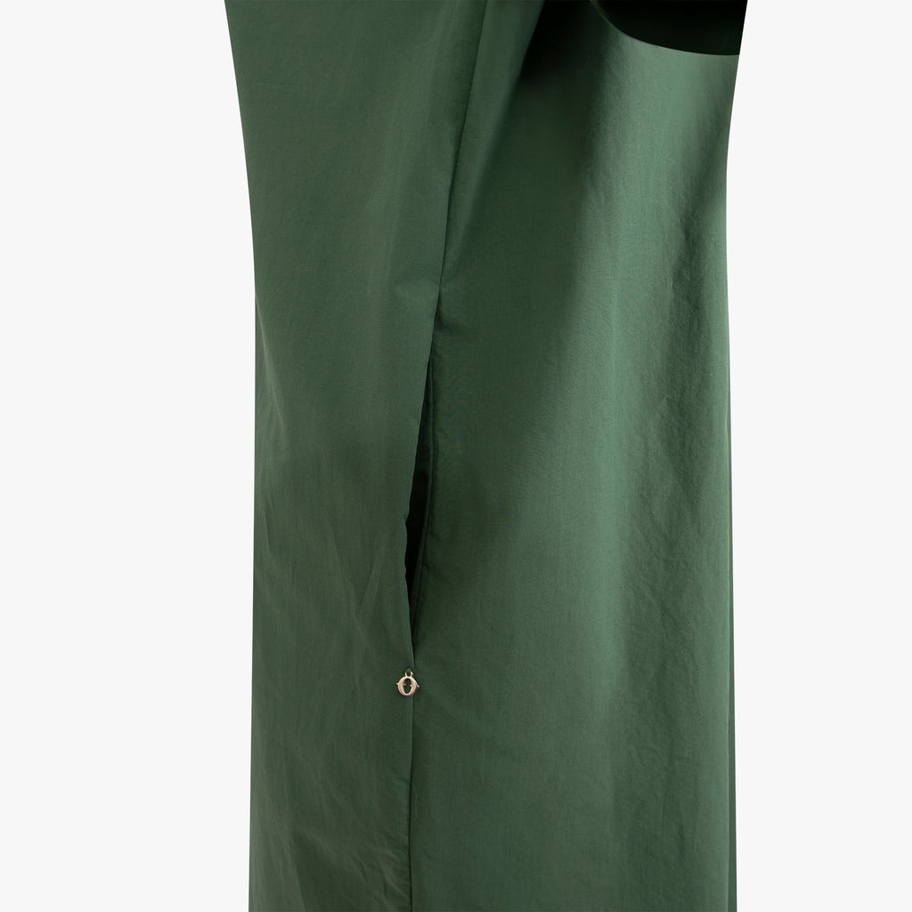 Ottod'ame Stehkragenkleid Papertouch | gras