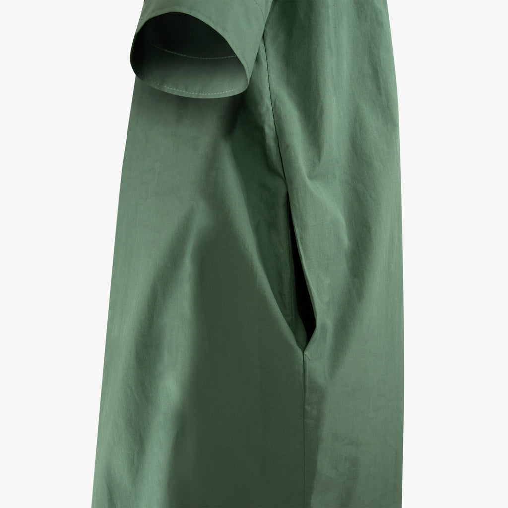 Ottod'ame Stehkragenkleid Papertouch | gras