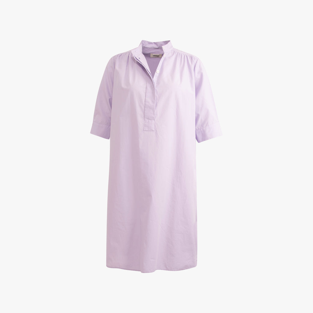 Ottod'ame Stehkragenkleid Papertouch | lavendel