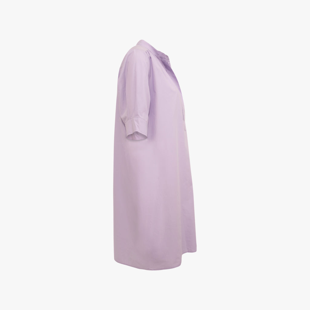 Ottod'ame Stehkragenkleid Papertouch | lavendel