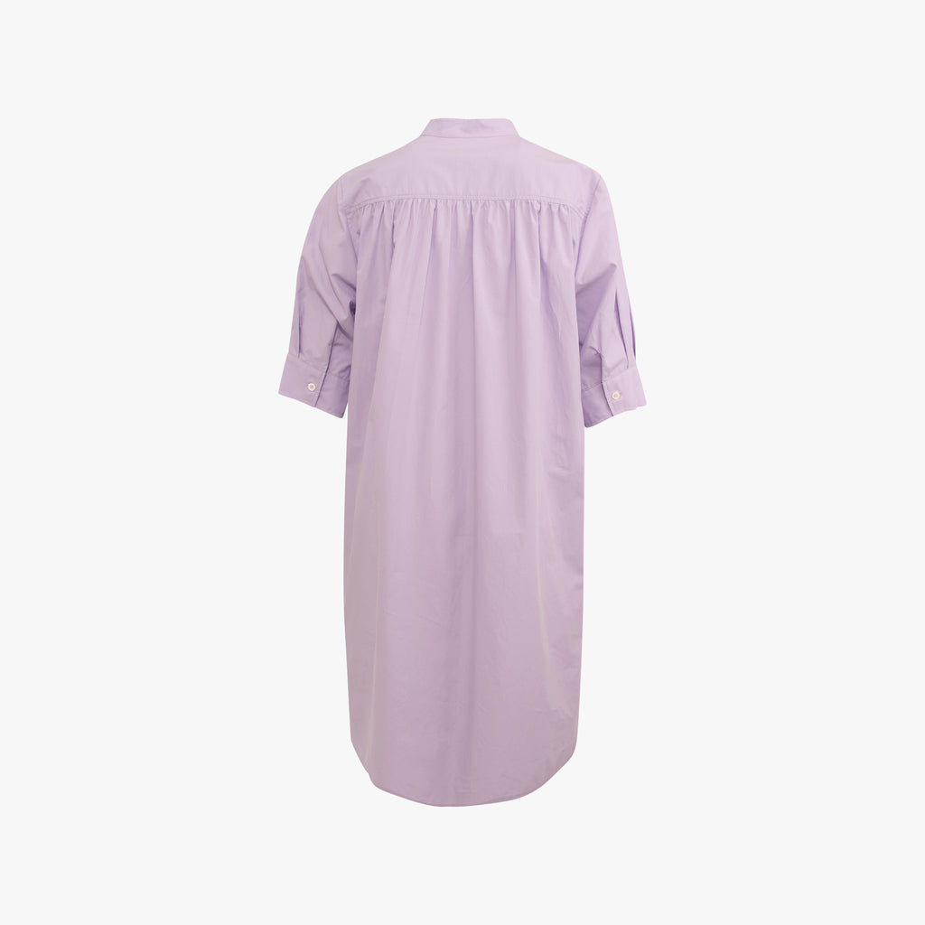 Ottod'ame Stehkragenkleid Papertouch | lavendel