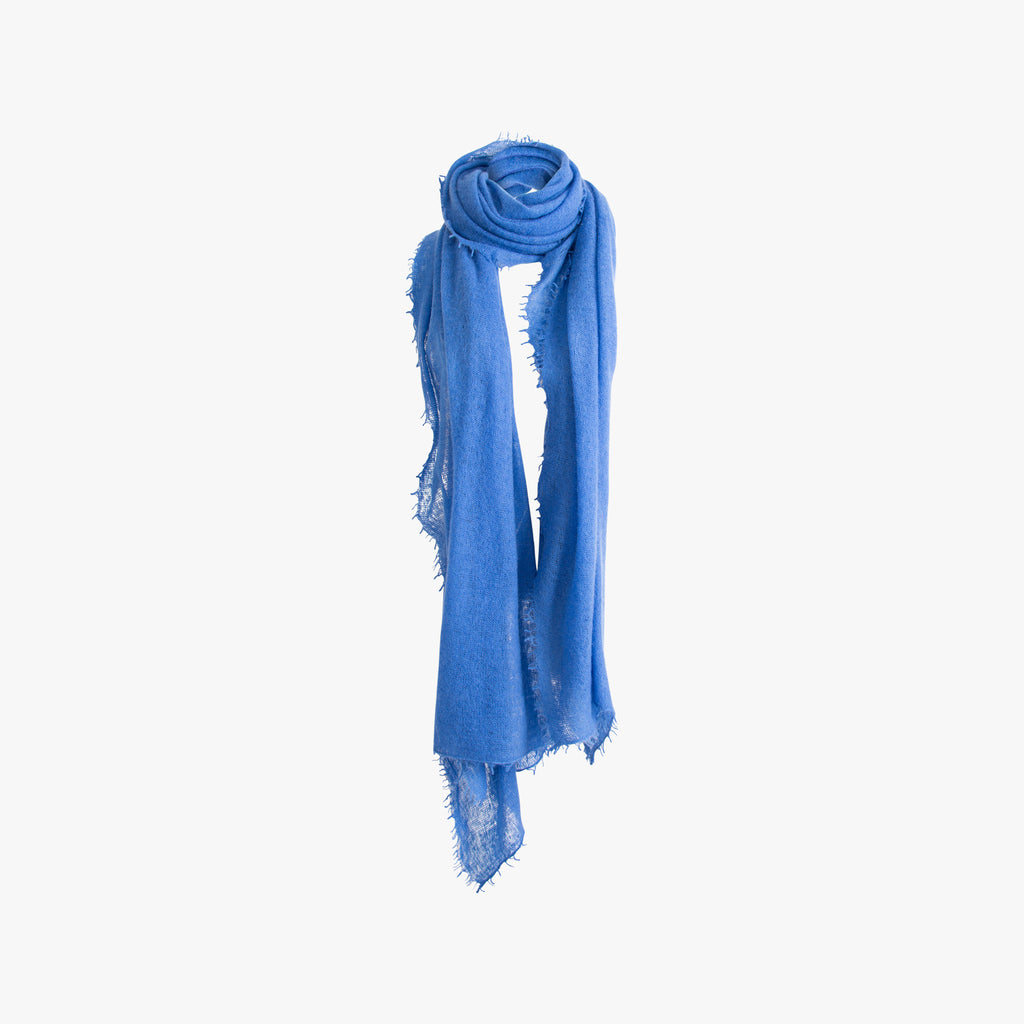 Bakaree Schal gefilztes Cashmere | blau