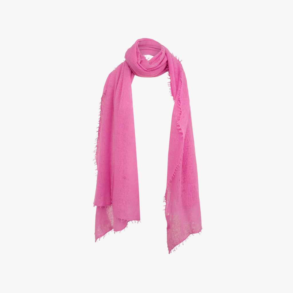Bakaree Schal gefilztes Cashmere | rosa