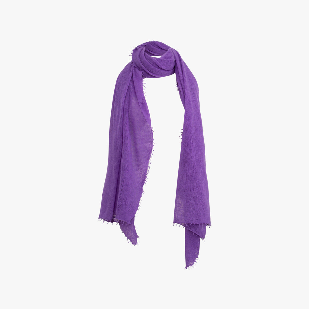 Bakaree Schal gefilztes Cashmere | lila
