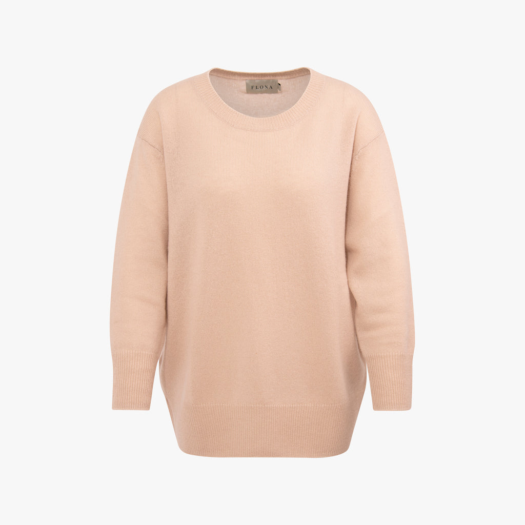 Flona RH-Pullover Loose Knit | beige