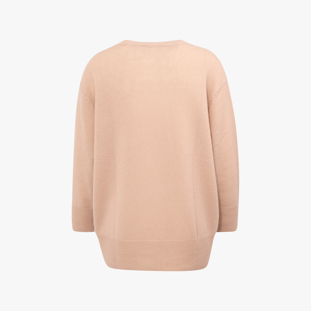 Flona RH-Pullover Loose Knit | beige