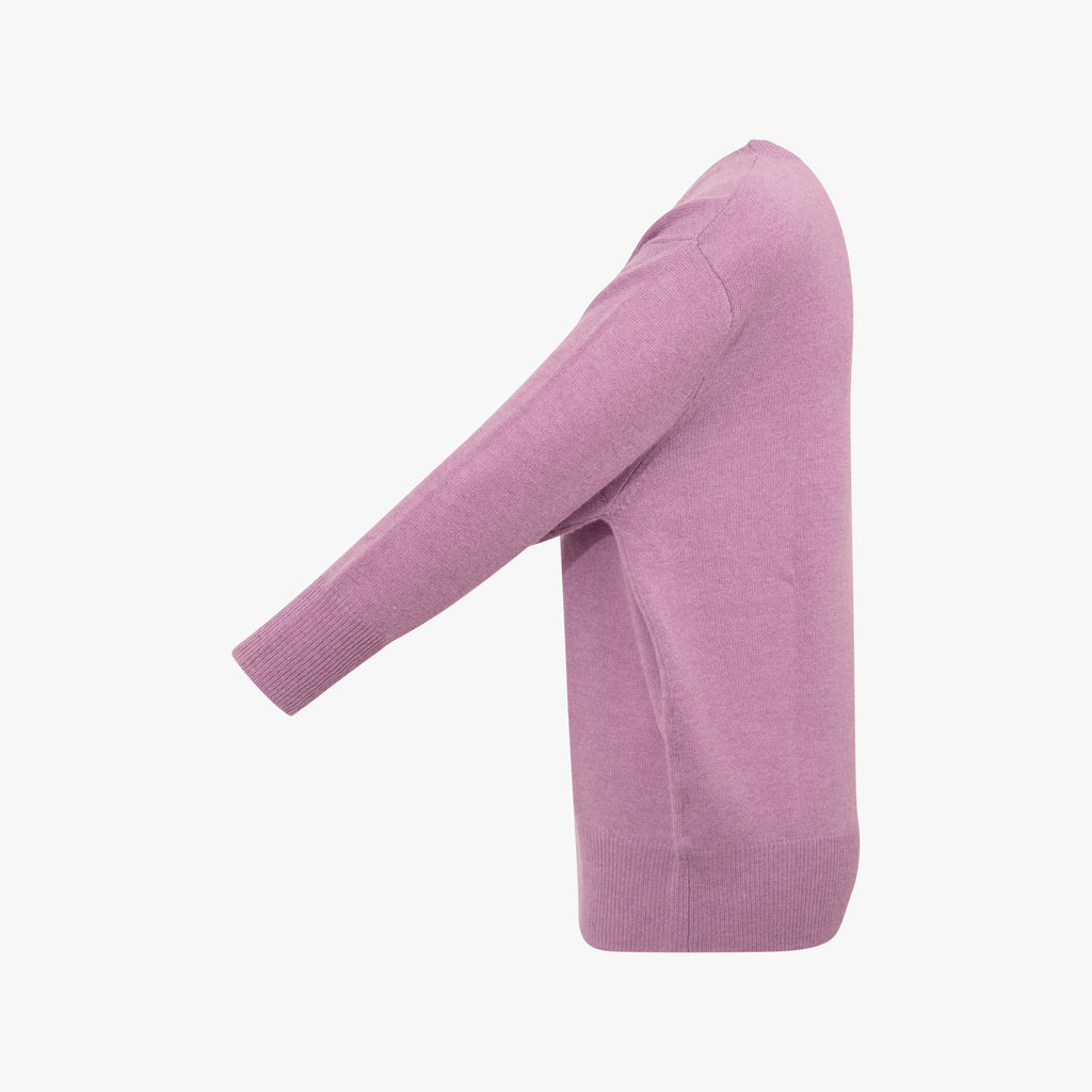 Flona RH-Pullover Loose Knit | lila