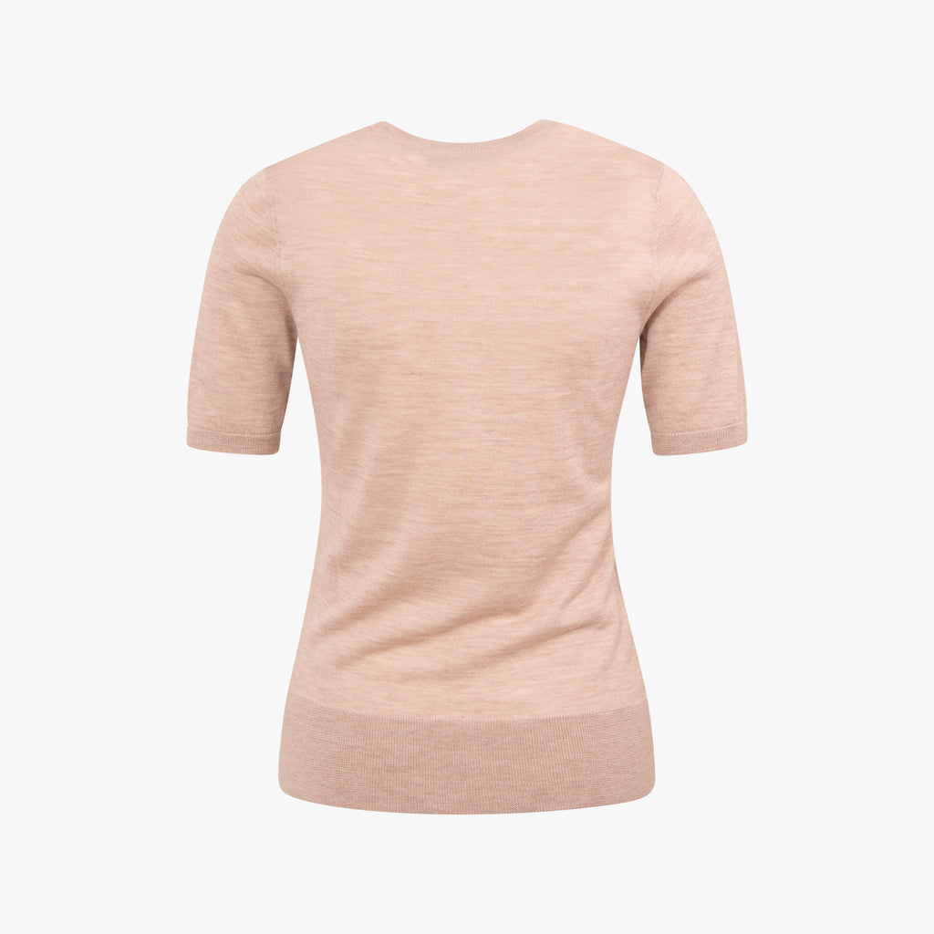 Flona 1/2 RH-Pullover Cashmere | beige