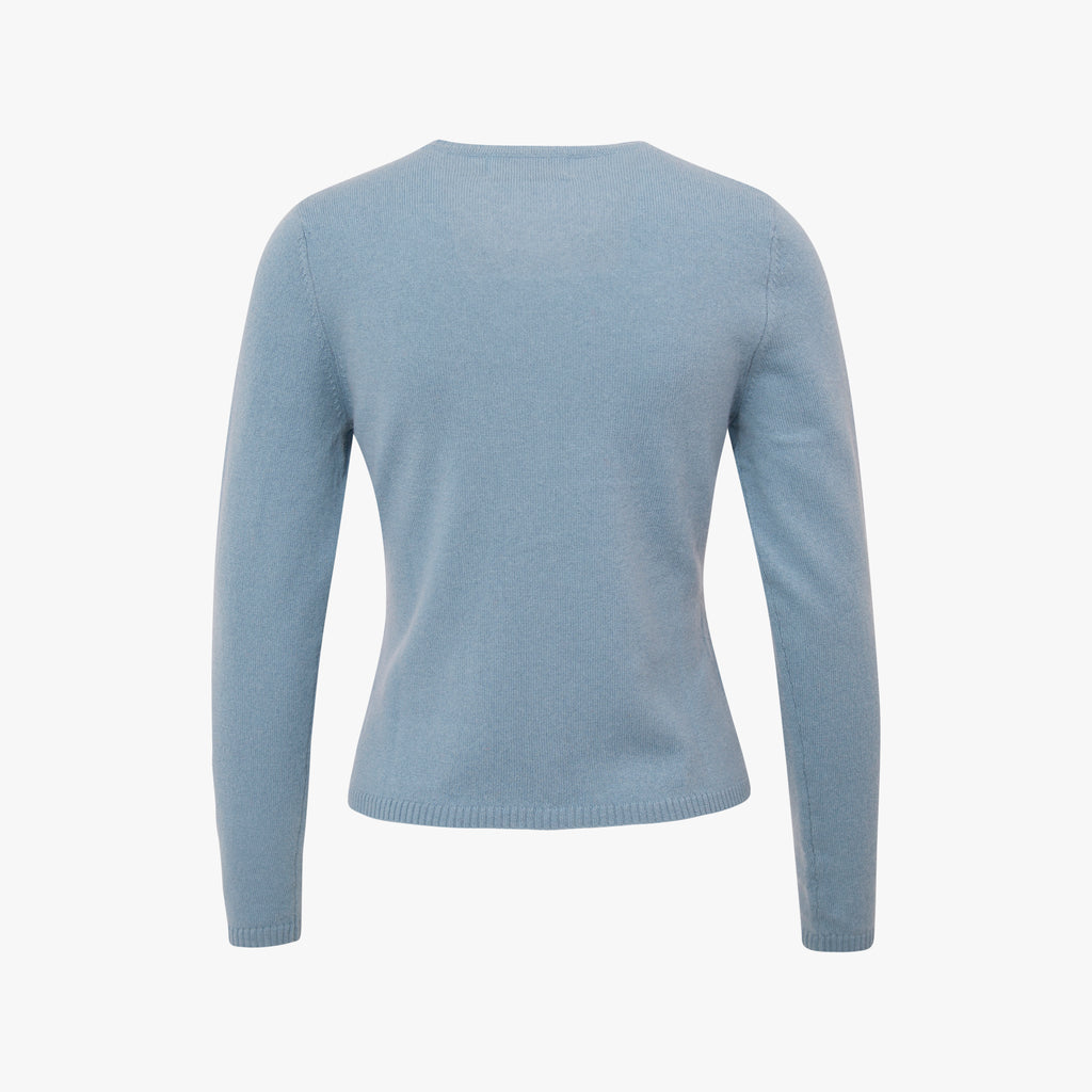 Absolute Cashmere Cashmere-Jacke kz. | hellblau