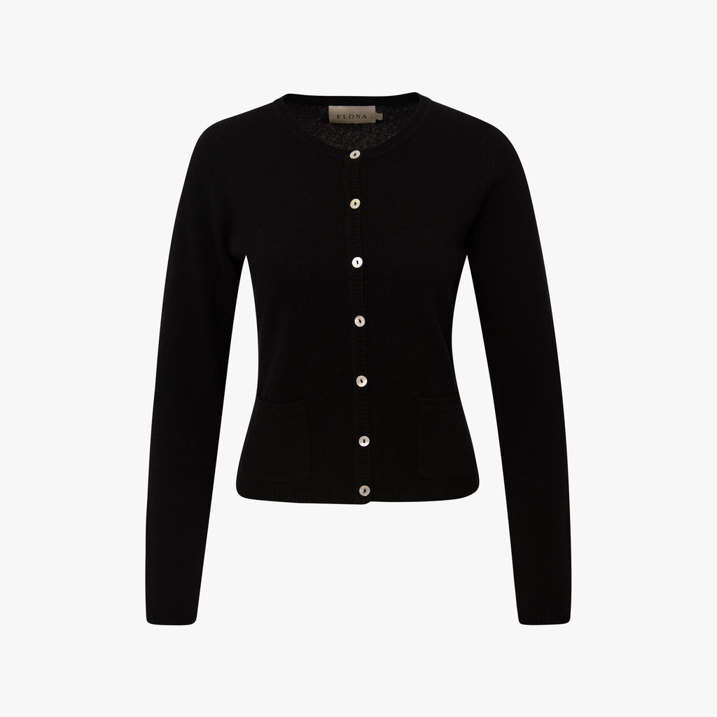 Absolute Cashmere Cashmere-Jacke kz. | schwarz