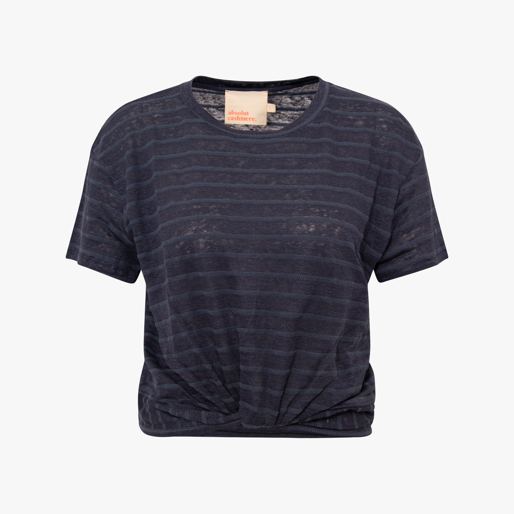 Absolute Cashmere 1/2 Shirt Knoten | navy