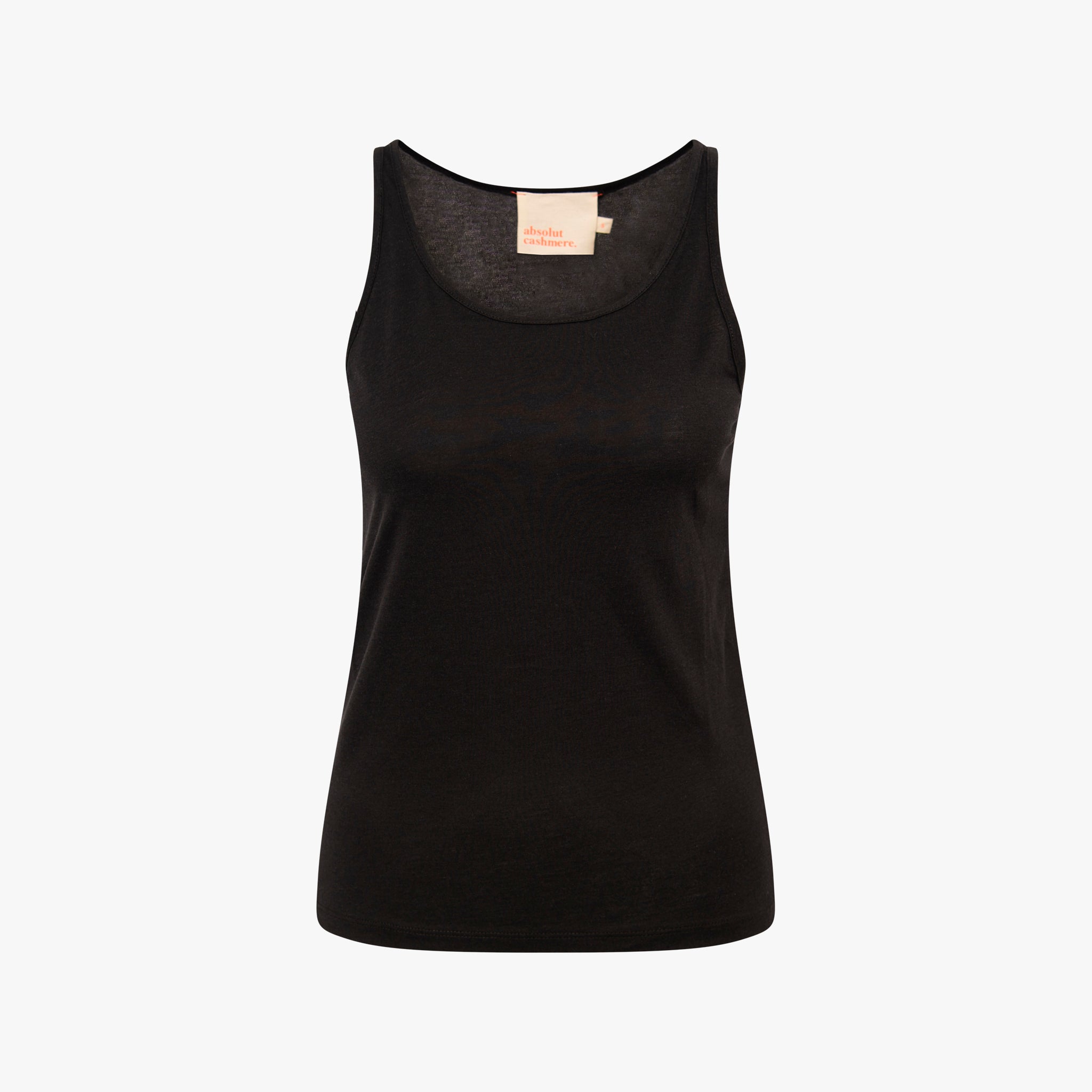 Absolute Cashmere Top Lyocell-Cotton | schwarz