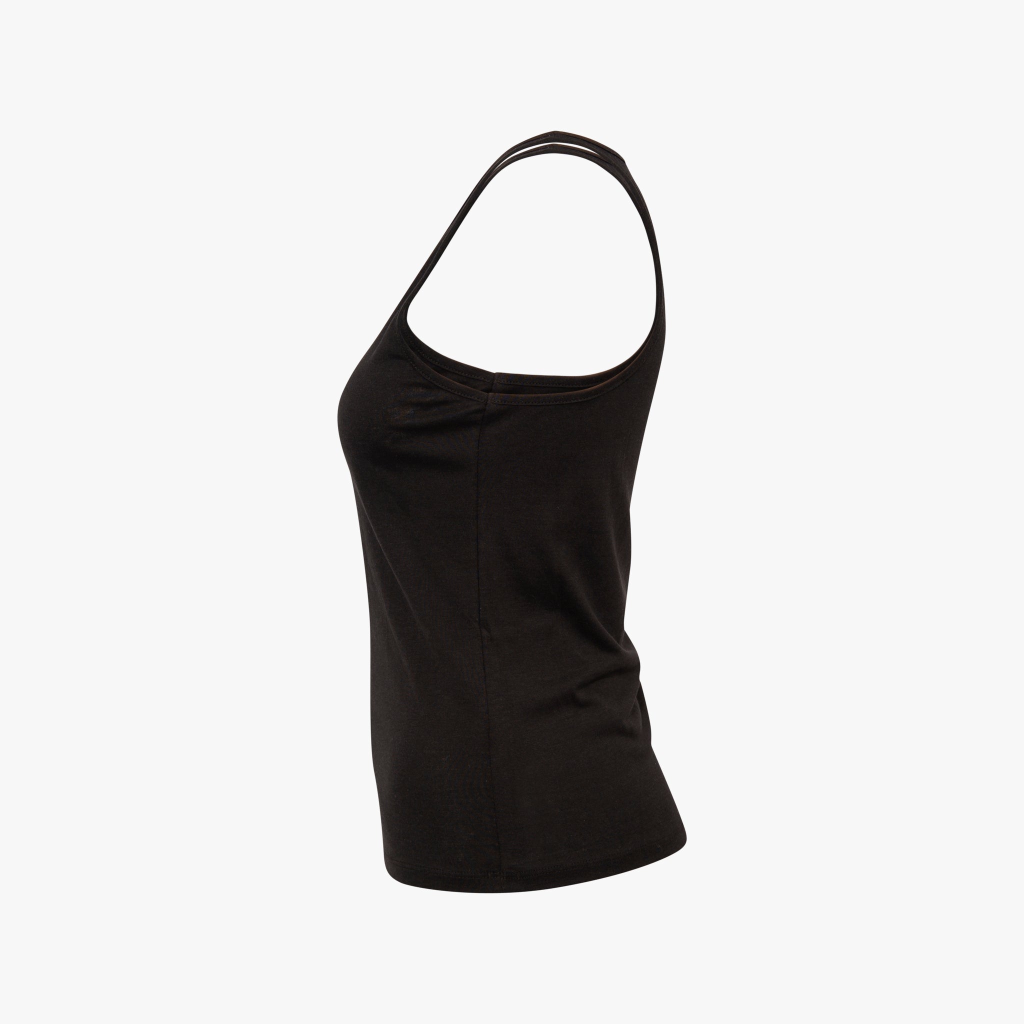 Absolute Cashmere Top Lyocell-Cotton | schwarz