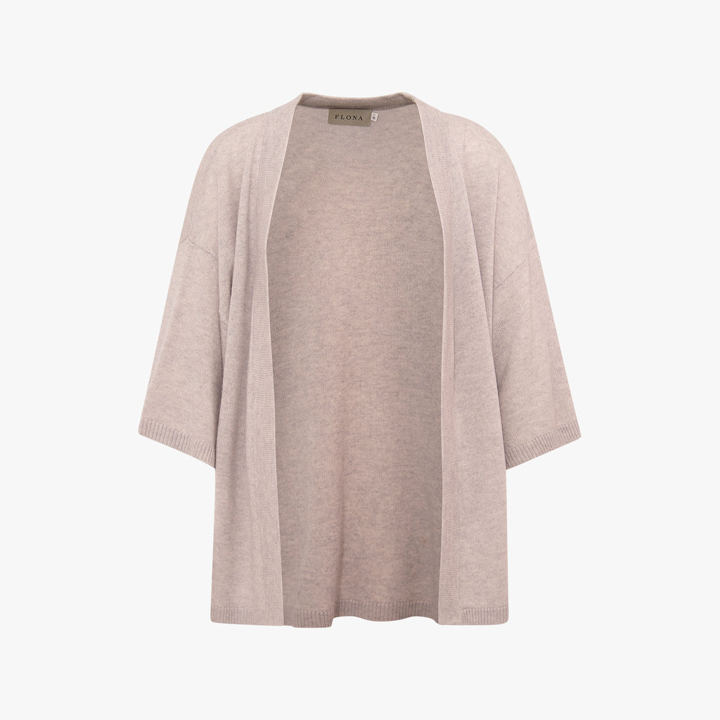 Absolute Cashmere Cardigan Cashmere open | grau