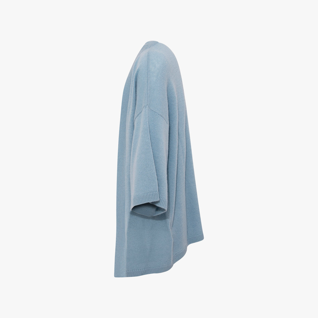 Absolute Cashmere Cardigan Cashmere open | hellblau