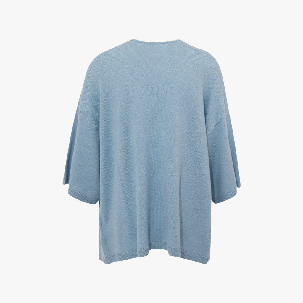 Absolute Cashmere Cardigan Cashmere open | hellblau