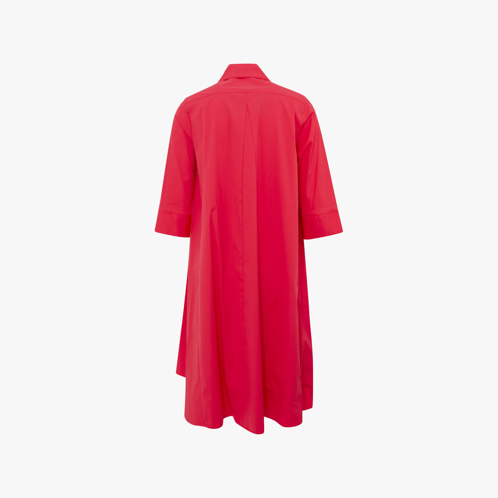 The White Shirt Hemdblusenkleid uni | pink