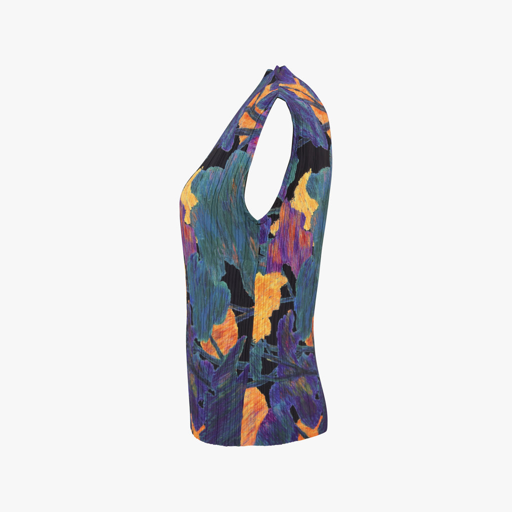 SKFK Bluse Plisseestyle | multicolor
