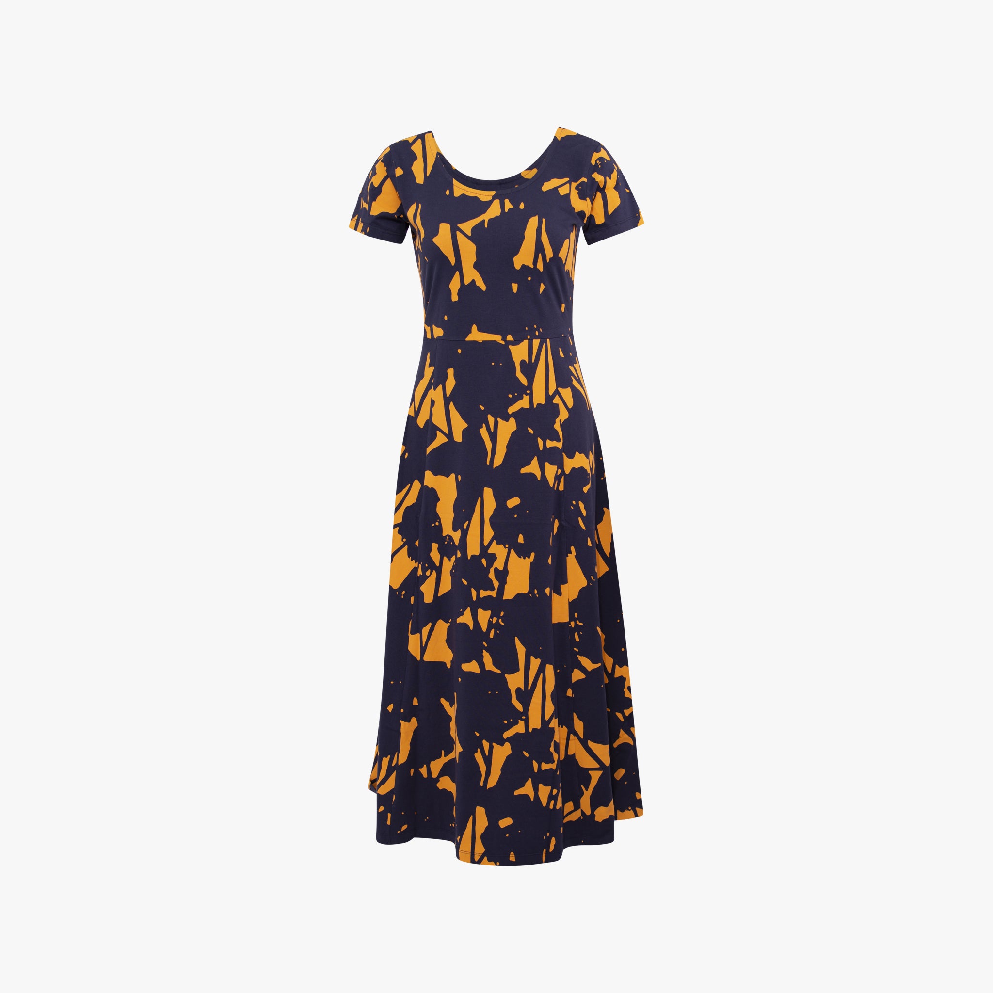 SKFK Jerseykleid Schattenprint | orange
