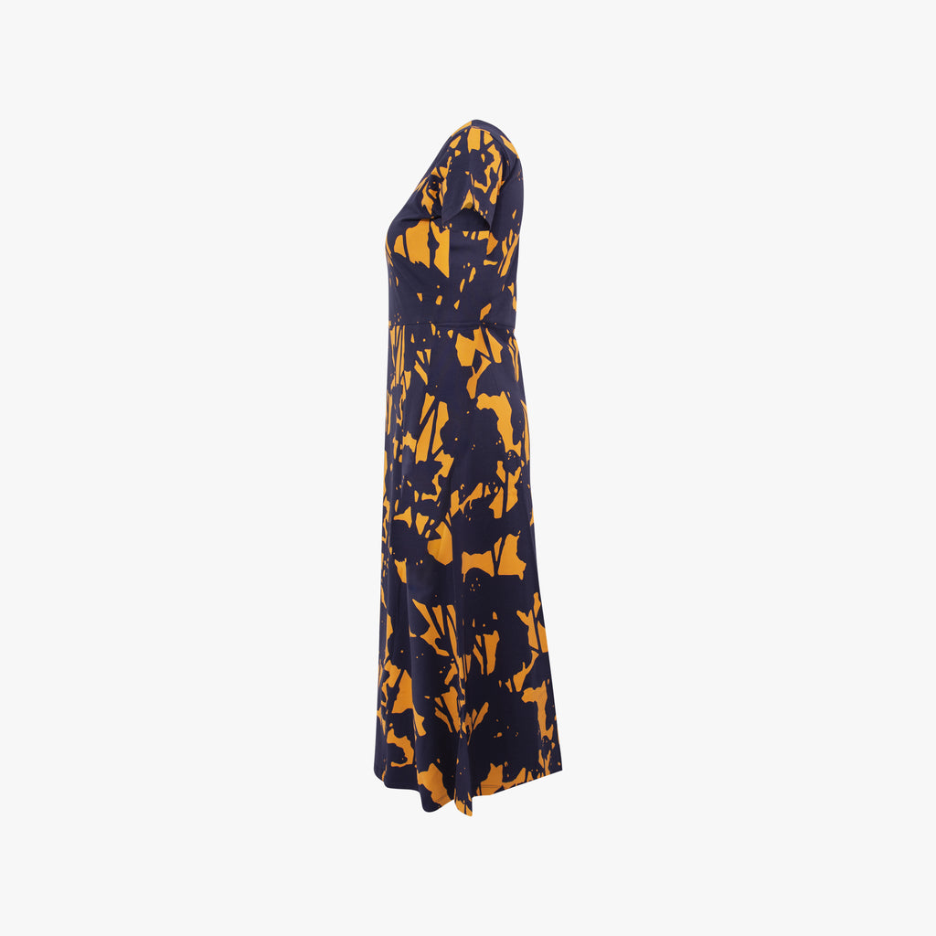 SKFK Jerseykleid Schattenprint | orange