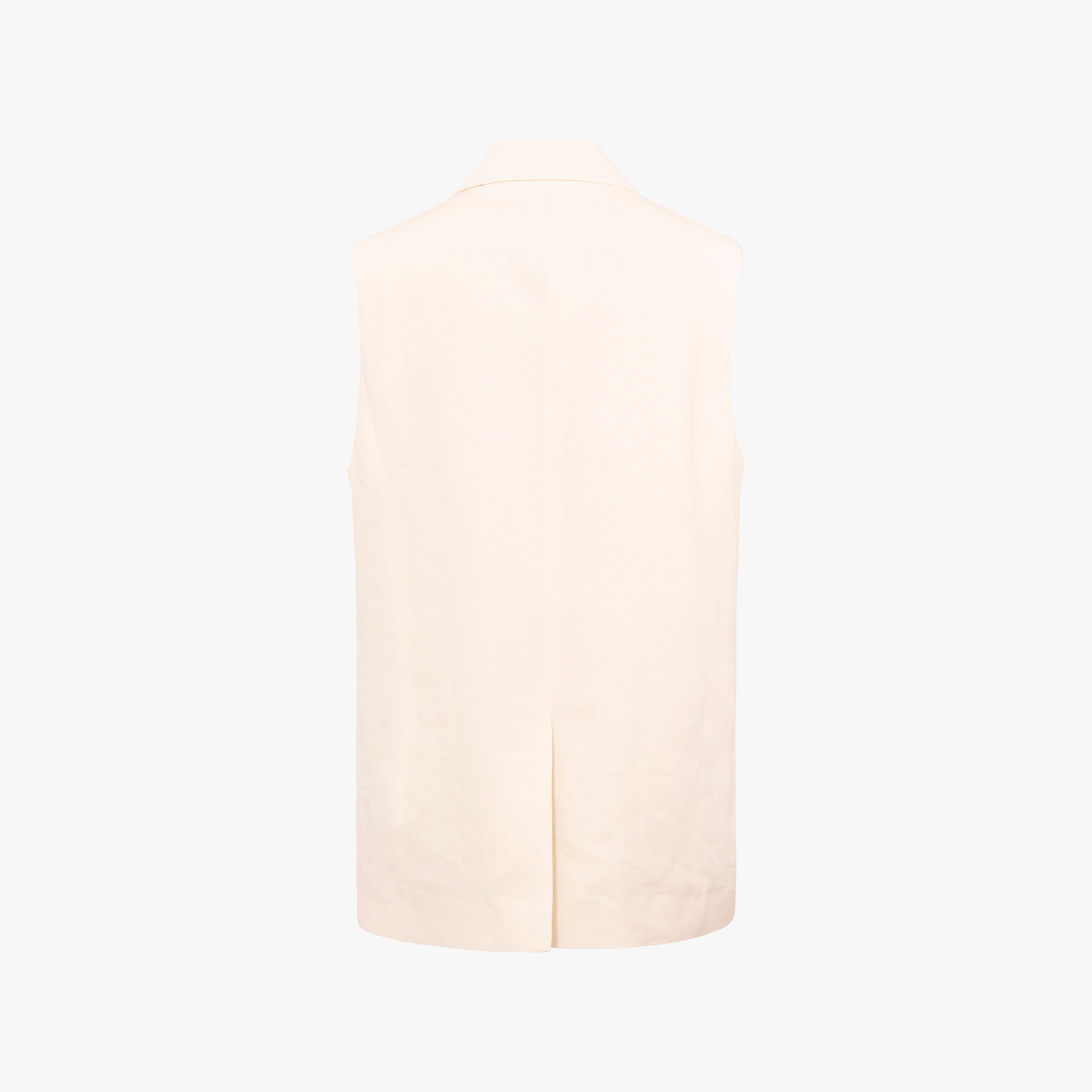 Drykorn Blazer-Weste Leinenmix | offwhite