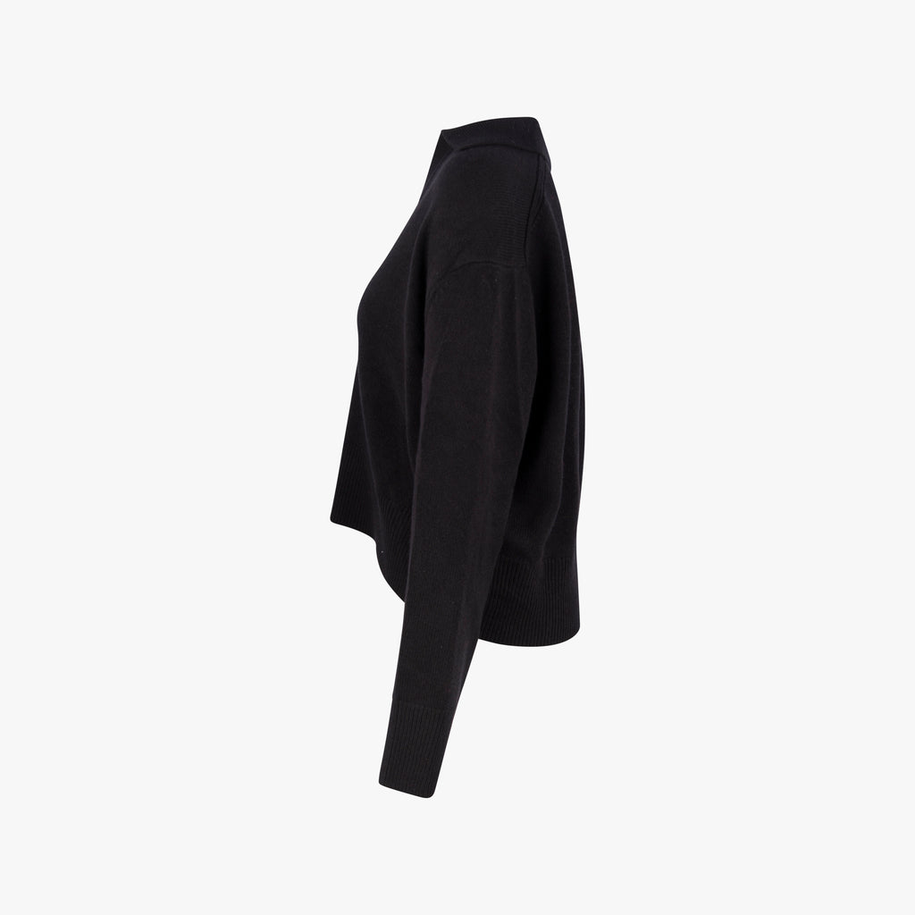 Crew Neck Pulli Monalie | schwarz